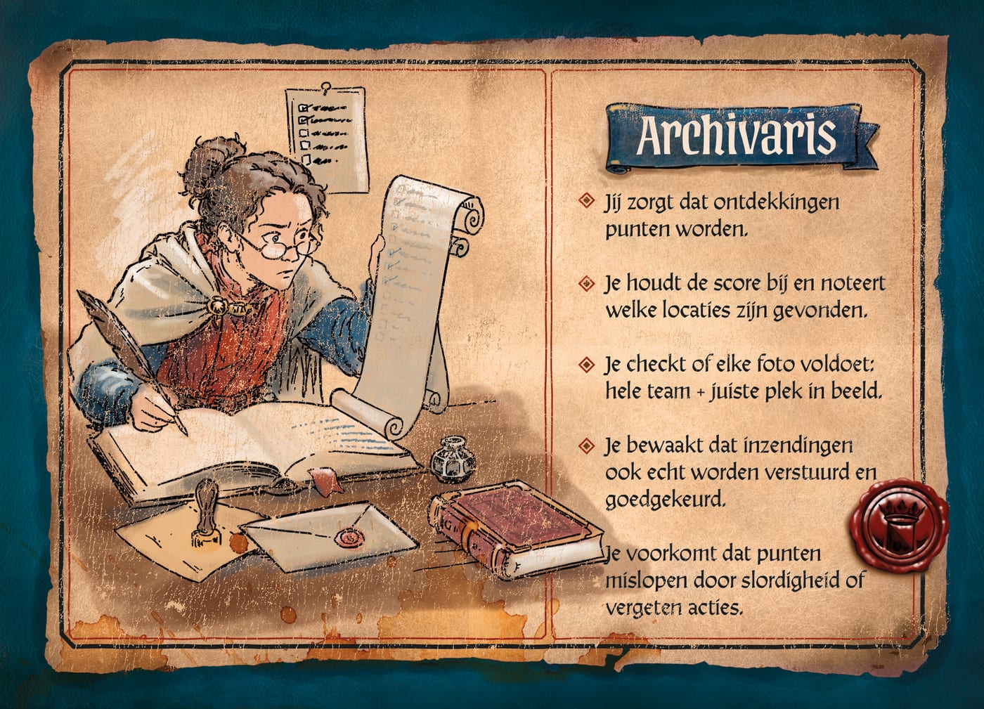 Rolkaart van de Archivaris