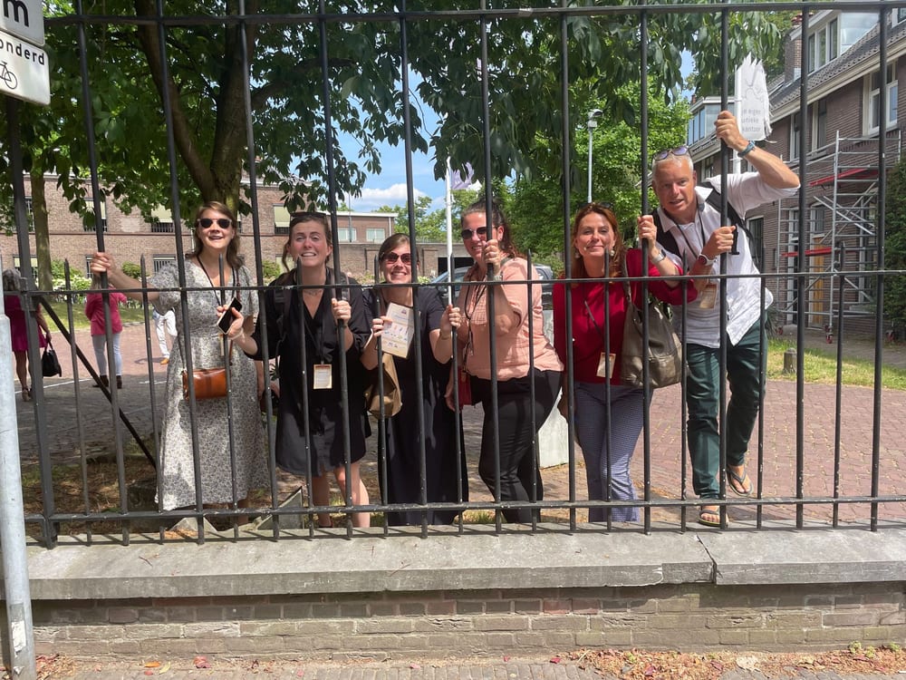 Een team onderweg door Utrecht