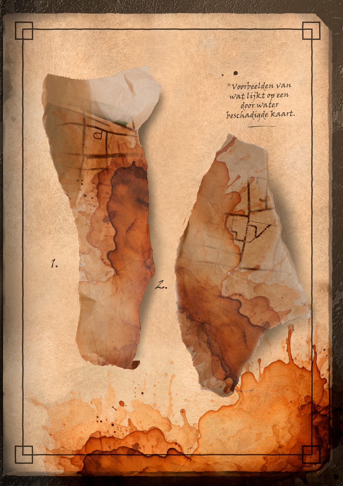 De Water-puzzelpagina uit het verkennersboek